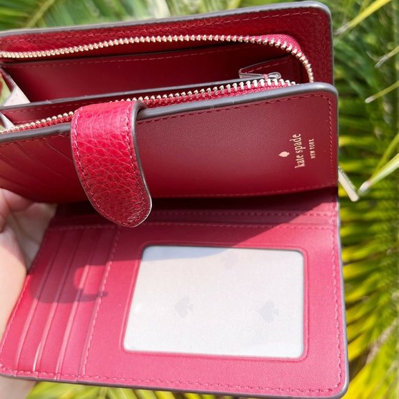 Kate Spade Medium Compact Bifold Wallet Leather - Picture 2 of 5